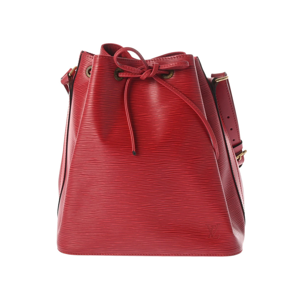 LOUIS VUITTON Epi Noe Castilian Red Leather Shoulder Bag